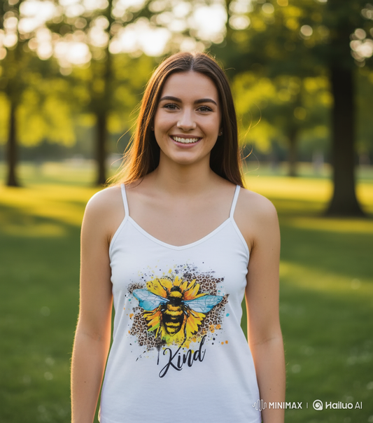 Be Kind Bee Front Decal T-Shirt – Size 16
