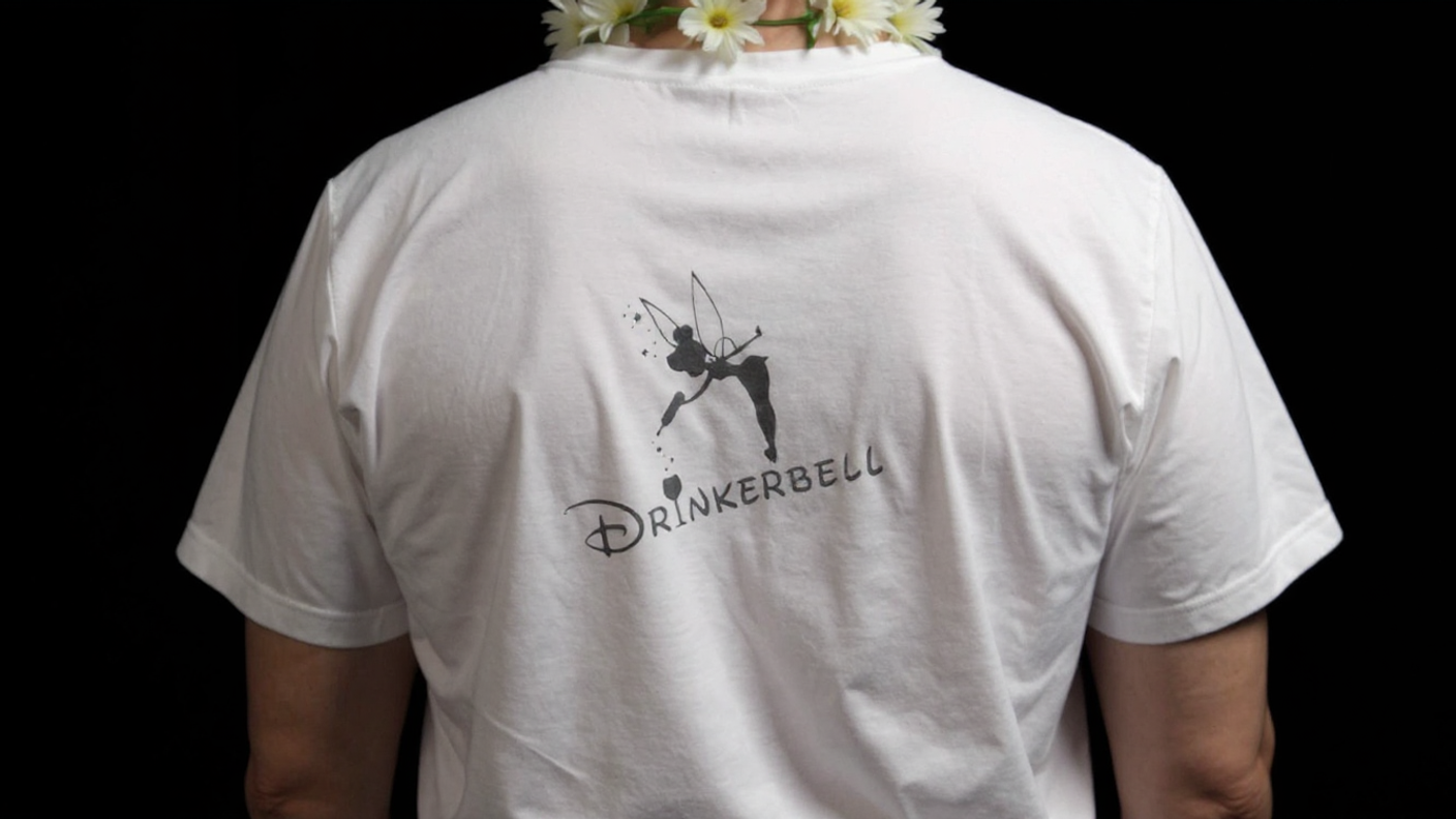 Drinkerbell Fairy Party T-Shirt – Funny Drinking Graphic Tee for Adults